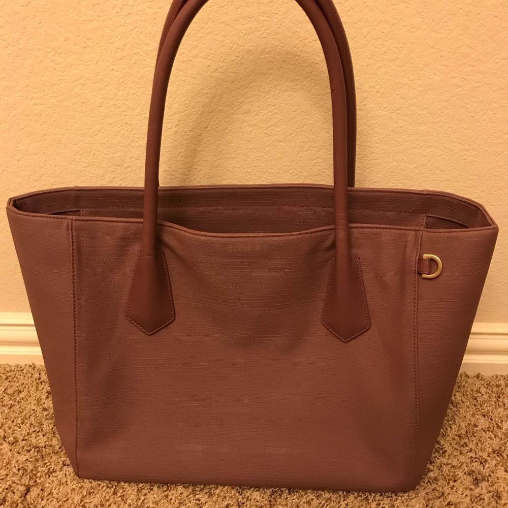 Dagne Dover classic tote dusty rose